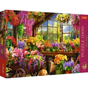 PUZZLE TREFL 1000 PREMIUM PLUS TEA TIME PREGATIRE PENTRU PRIMAVARA - Img 1