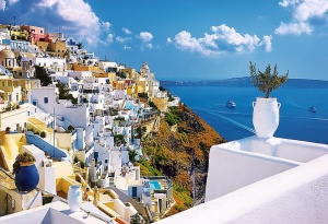 PUZZLE TREFL 1500 SANTORINI - Img 2
