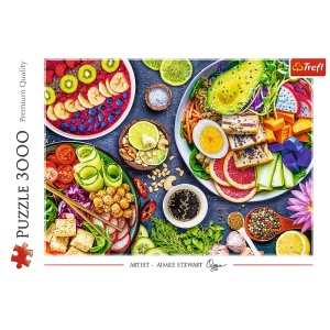 PUZZLE TREFL 3000 BOLUL COLORAT - Img 3