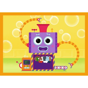 PUZZLE TREFL 4IN1 PLANETA MILO INTALNIRE CU MILO SI PRIETENII - Img 2