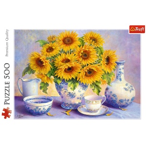PUZZLE TREFL 500 FLOAREA SOARELUI - Img 3