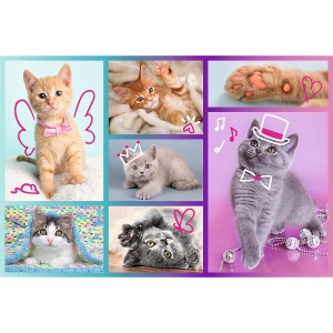 PUZZLE TREFL 60 PISICUTE DRAGUTE - Img 2