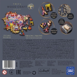 PUZZLE TREFL DIN LEMN 500+1 PIESE LUMEA MAGICA - Img 4