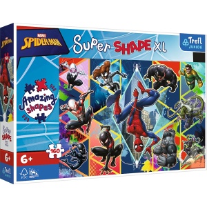 PUZZLE TREFL PRIMO SUPER SHAPE XXL 160 SPIDERMAN - Img 1