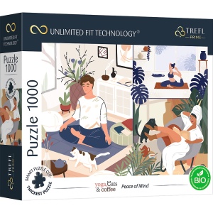 PUZZLE TREFL UFT 1000 LINISTEA SUFLETEASCA - Img 1