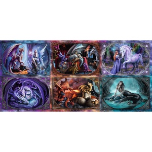 PUZZLE TREFL UFT 9000 ANNE STOKES COLLECTIONS CREATURI FANTASTICE - Img 3