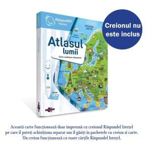 Raspundel Istetel, Carte - Atlasul Lumii, ALBI - BLACKFIRE - Img 1