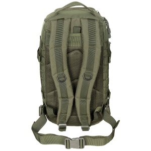 Rucsac modular Assault, 30 litri, multiple buzunare, compatibil sistem hidratare, verde MFH - Img 2