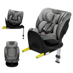 SCAUN AUTO KINDERKRAFT I-FIX, I-SIZE 40-150 CM, COOL GREY - Img 3