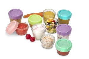 SET 12 RECIPIENT STICLA PENTRU HRANA BEBE, MELII, 6*59 ML + 6*118 ML - Img 2
