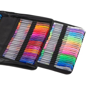Set 242 piese, Pixuri cu gel multicolor + Rezerve + Carte de colorat + Penar - Img 3