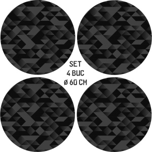 Set 4 Folii Imprimate Outdoor cu EcoSolvent, autoadezive, pentru decorarea jantelor auto, dimetru 60 cm, model FJT-25 - Img 4