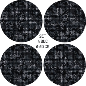 Set 4 Folii Imprimate Outdoor cu EcoSolvent, autoadezive, pentru decorarea jantelor auto, dimetru 60 cm, model FJT-31 - Img 4