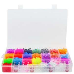 Set creativ elastice, 4200 piese/cutie - Img 2