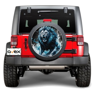 Sticker Auto "Roata de Rezerva" rezistenta la intemperii si raze UV, diametru 55 cm, Cod: AVX-RR10 - Img 1