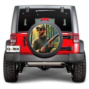 Sticker Auto "Roata de Rezerva" rezistenta la intemperii si raze UV, diametru 55 cm, Cod: AVX-RR20 - Img 1