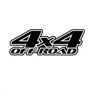 Sticker autoadeziv pentru vehicule Off Road, model "4x4 Off Road", dimensiune 29 x 11 cm, culoare Neagra - Img 2