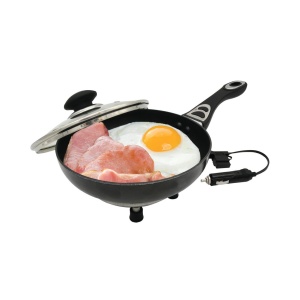 Tigaie electrica cu capac pentru camion 20cm x 4cm 250W 24V - Img 1