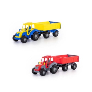 Tractor cu remorca - Altay, 59x17x18cm, Polesie - Img 1
