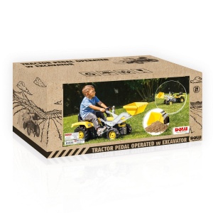 Tractor excavator cu pedale, 53x113x45cm - Dolu - Img 2