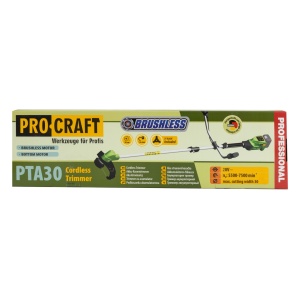 Trimmer pentru tuns iarba pe acumulator PROCRAFT PTA30 5500 – 7500 rpm NU contine acumulator si incarcator - Img 3