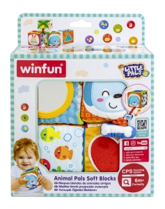 WINFUN SET 4 CUBURI STIVUIBILE DIN MATERIAL TEXTIL - Img 1