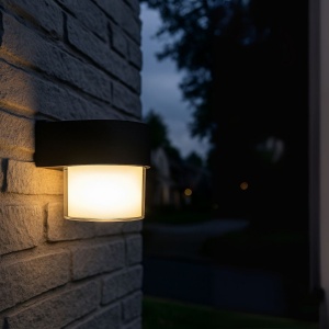 Aplica LED Exterior MIRA, 1 Sursa de lumina, Lumina Calda, Negru - Img 3