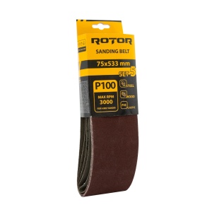 Banda de slefuit ROTOR P100 75*533 set 5 - Img 1