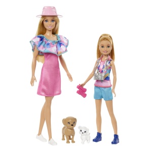 BARBIE SI STACIE SET PAPUSA BARBIE SI PAPUSA STACIE IUBITOARE DE CATEI - Img 2