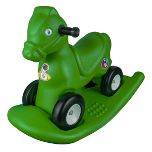 Calut balansoar 2 in 1, verde - ROBENTOYS - Img 1