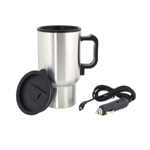 Cana termica din otel cu functie de incalzire, 12V, 400ml - Img 4