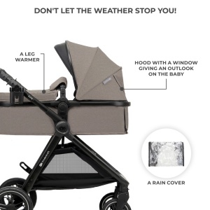 CARUCIOR KINDERKRAFT ESME, 3 IN 1, SAND BEIGE - Img 3