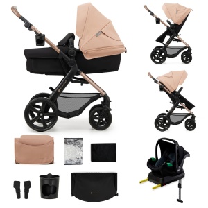 CARUCIOR MULTIFUNCTIONAL KINDERKRAFT MOOV 2 EVA 4IN1 SAND BEIGE - Img 1