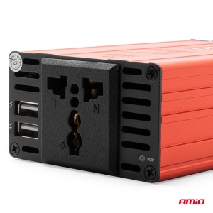 Convertor de tensiune 24V -> 230V, 300W/600W, 2 x USB 5V - Img 2
