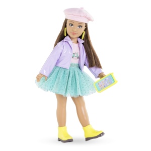 COROLLE SET SAPTAMANA MODEI LA MILANO PAPUSA LUNA 28CM - Img 4