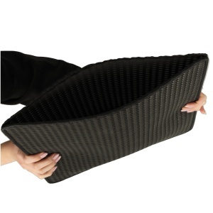 Covoras impermeabil pentru litiera pisici, dimensiune 40 x 60 cm, dublu strat, culoare Neagra - Img 10
