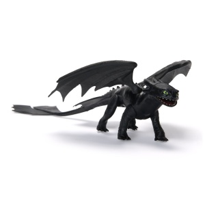 CUM SA ITI DRESEZI DRAGONUL FIGURINA DRAGON TOOTHLESS CU ARIPI MOBILE 20CM - Img 2