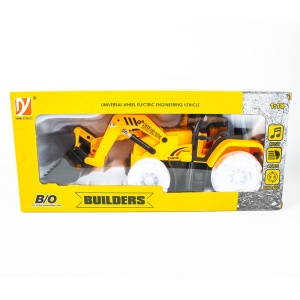 Excavator cu frictiune, lumina/sunet, 30x11x13 cm - Img 2