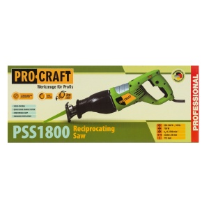 Fierăstrău electric tip sabie PSS1800 PROCRAFT 750 W - Img 8