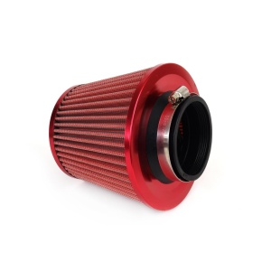 Filtru de aer conic rosu cu 3 adaptoare - Img 2