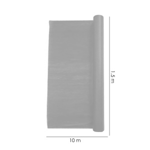 Folie antiburuieni, polipropilena, tesuta, neagra, 100 g/m2, 1.5x10 m - Img 2