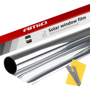 Folie tip oglinda pentru geamuri Silver 0.75x3m(15%) - Img 2