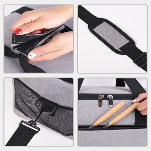 Geanta termoizolanta pentru picnic sau plaja, capacitate 16l, culoare Gri - Img 4