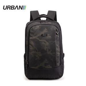 Ghiozdan compartiment laptop, DARK CAMOUFLAGE, 31.5x15x45 cm - OFFISHOP - Img 1