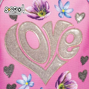 Ghiozdan ergonomic LOVE, 40.5x29x13.5 cm - S-COOL - Img 2
