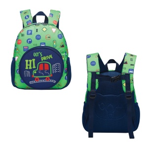 Ghiozdan gradinita LET DRIVE, 33x27x15 cm - S-COOL - Img 2