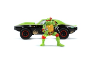 JADA MASINUTA METALICA TESTOASELE NINJA RAPHAEL CHEVY CAMARO 1:24 - Img 2