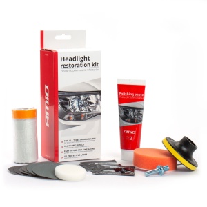 Kit complet pentru lustruire si restaurare faruri, AVX-AM02892 - Img 1
