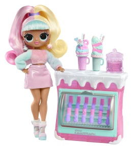 L.O.L. SURPRISE! OMG SWEET NAILS CANDYLICIOUS SPRINKLES SHOP SET PAPUSA CU ACCESORII - Img 4