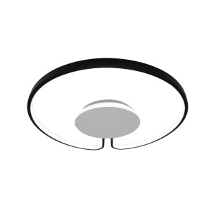 Lustra LED ADARA 90W, Rotunda, lumina Neutra, 4000K, Negru - Img 3